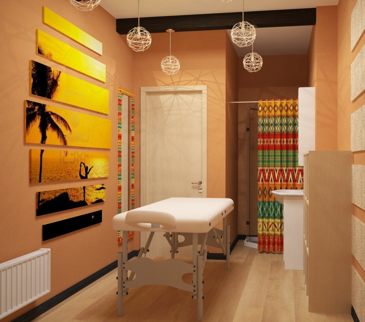Салон массажа интерьер