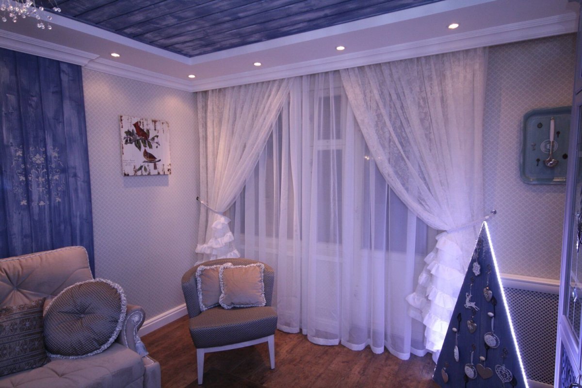 Шторы в спальню в стиле арт деко