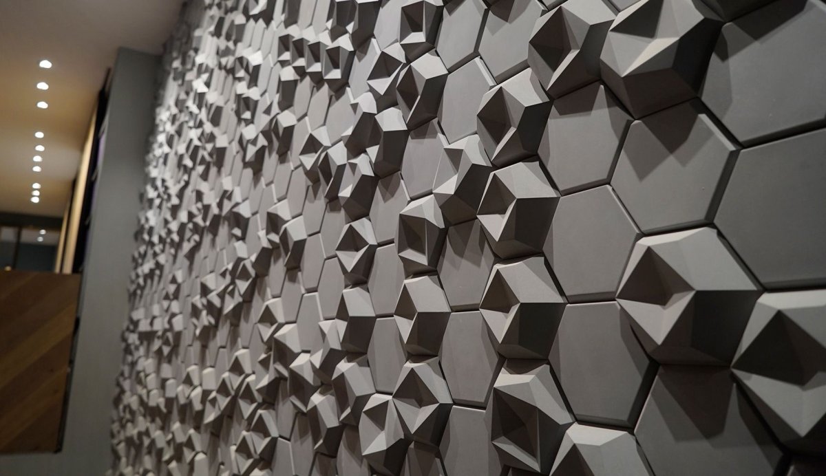 Гипсовая 3d панель "Concrete"