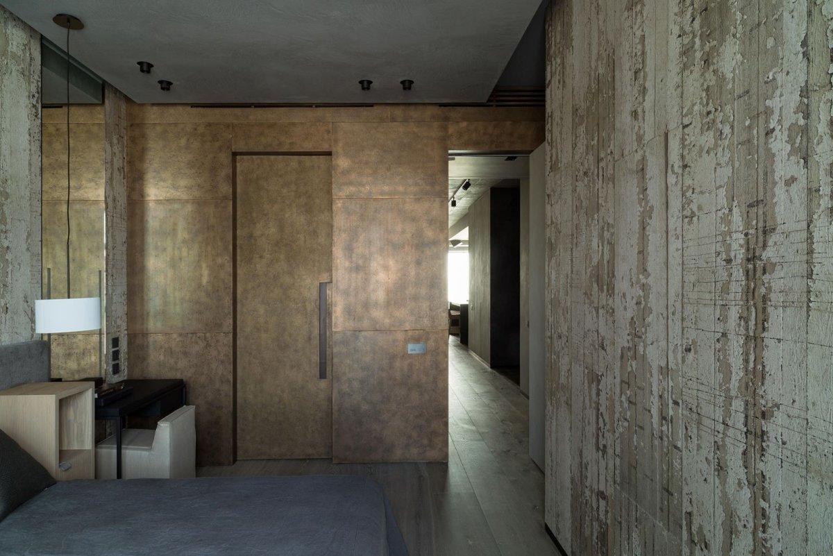 Настенная панель имитация бетона