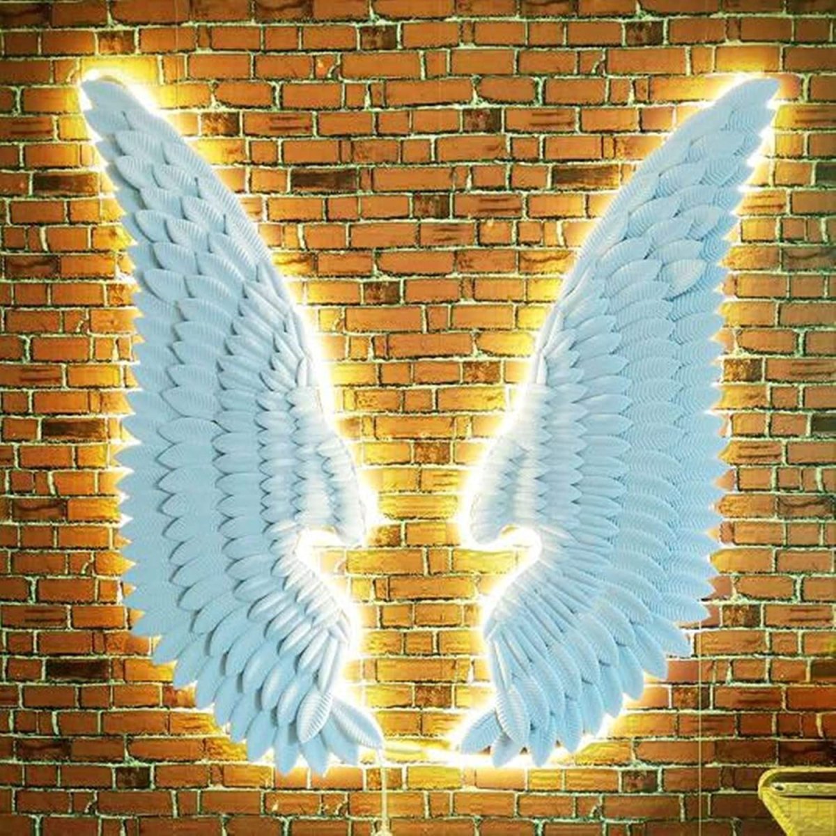 Светящиеся Крылья на стену