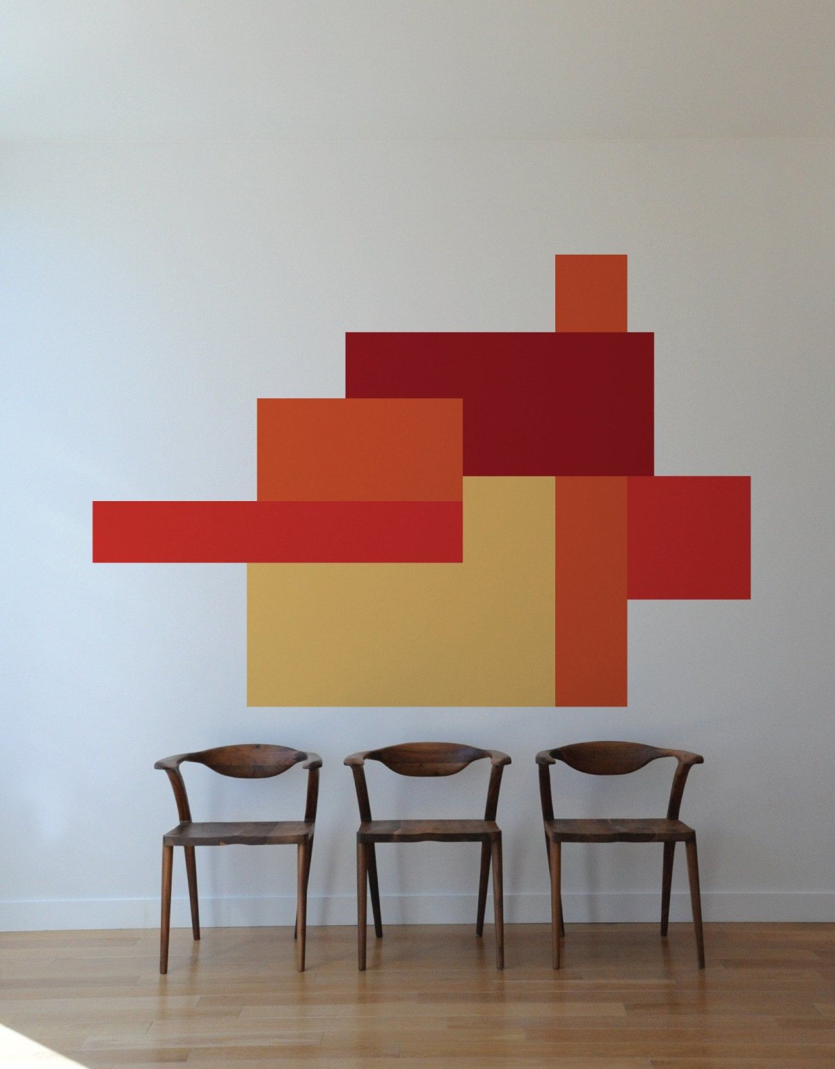 Геометрическая композиция в интерьере