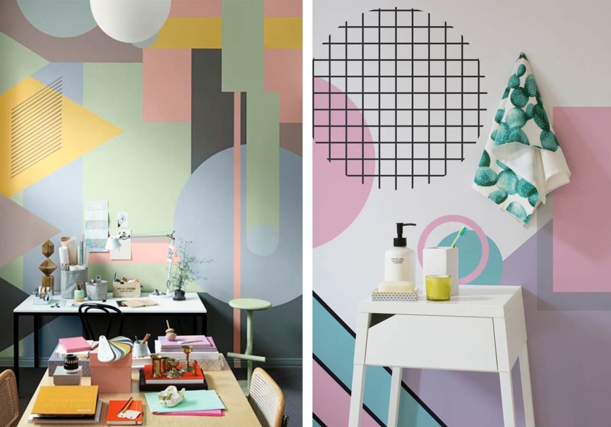 Геометрический абстракционизм в интерьере