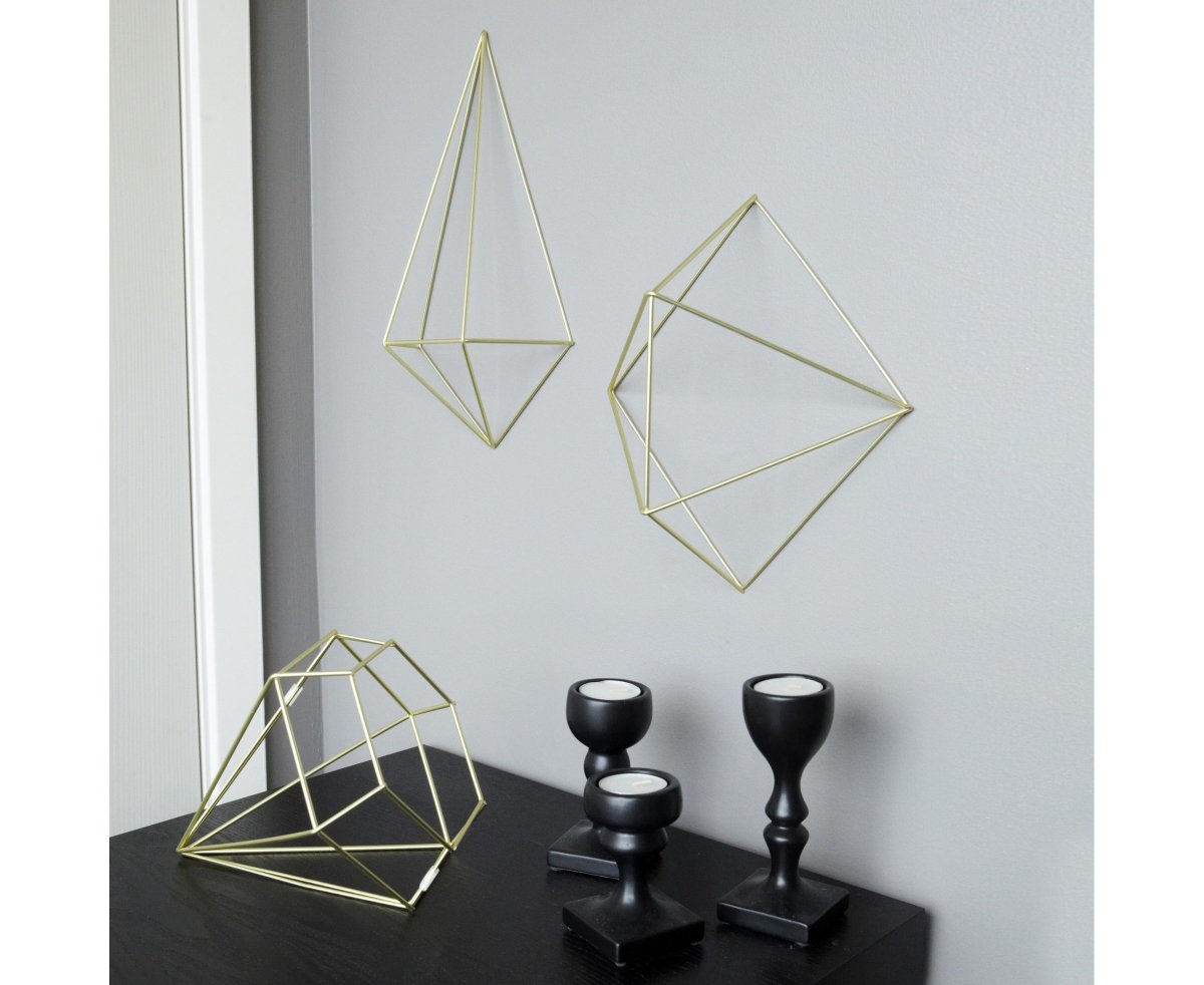 Геометрический декор стен