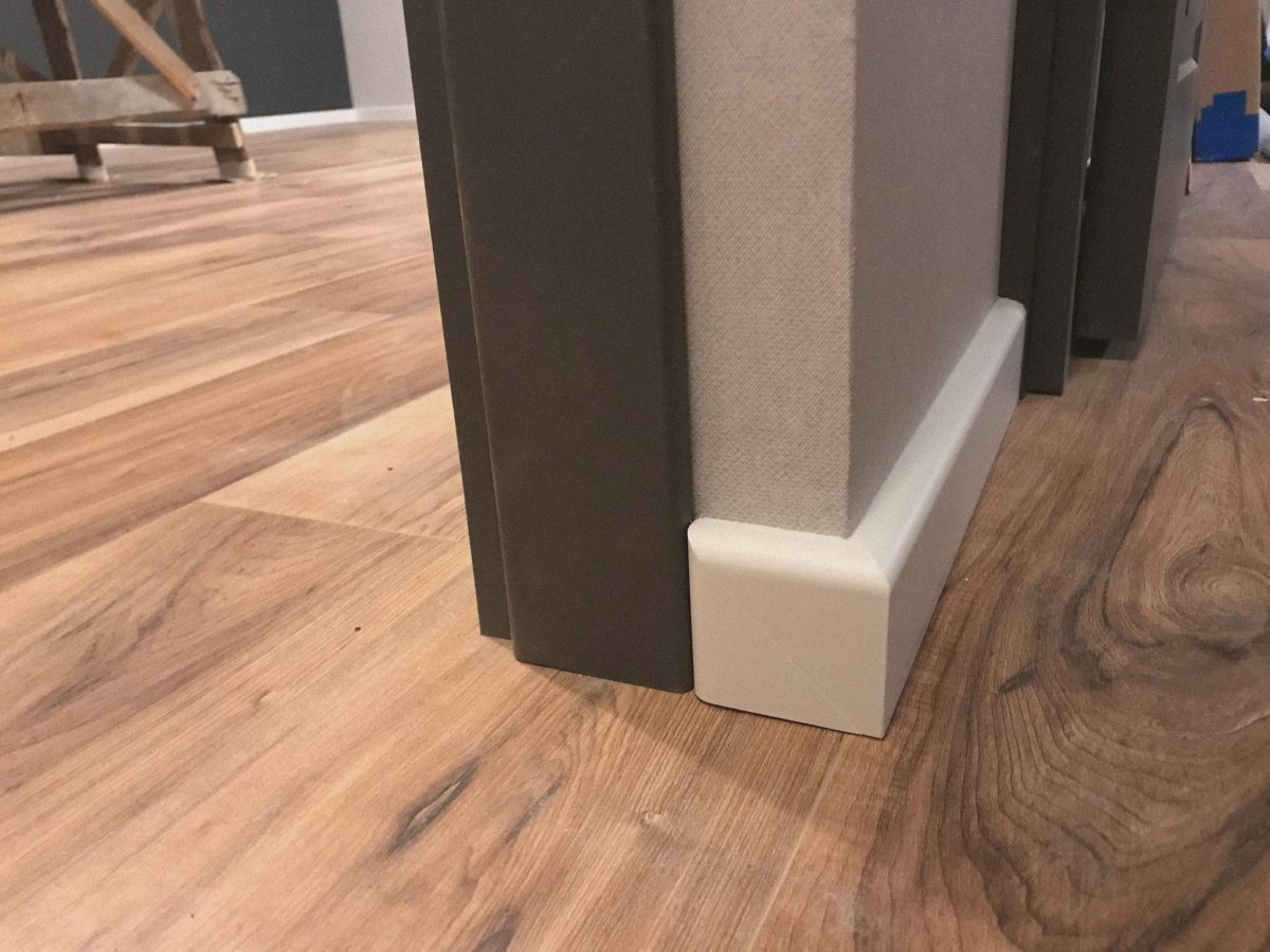Запил плинтуса под 45