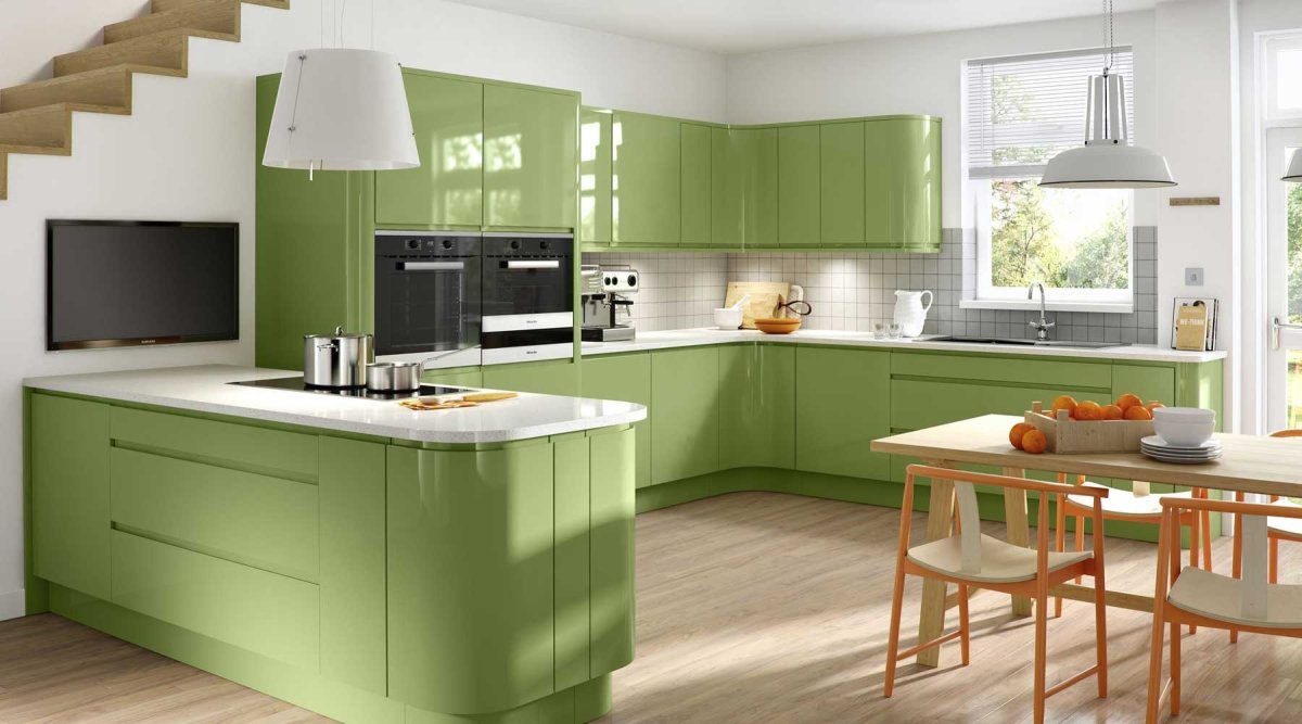 Кухонный гарнитур ikea темно зеленый