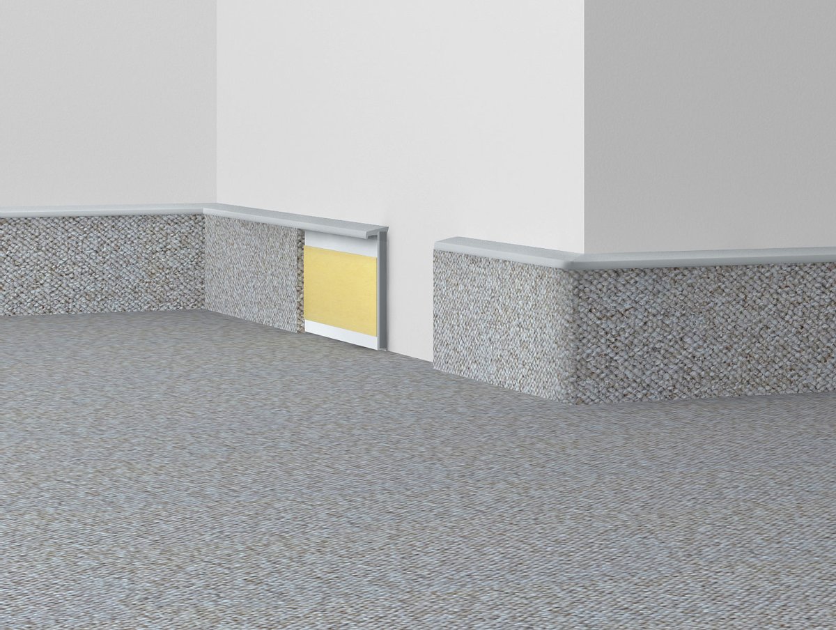 Загиб линолеума