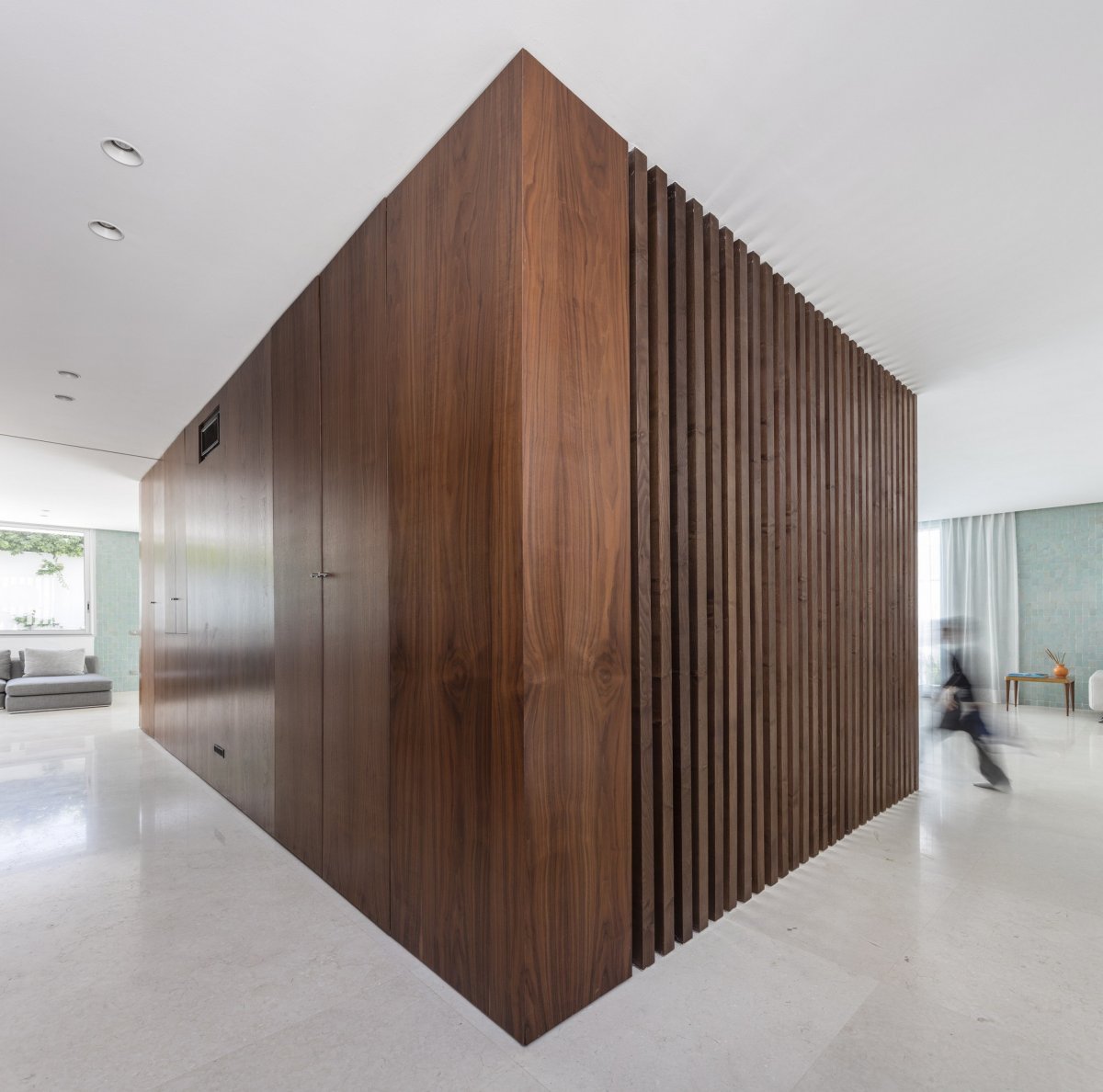 Шпонированные панели Wallhof Wood "тик"