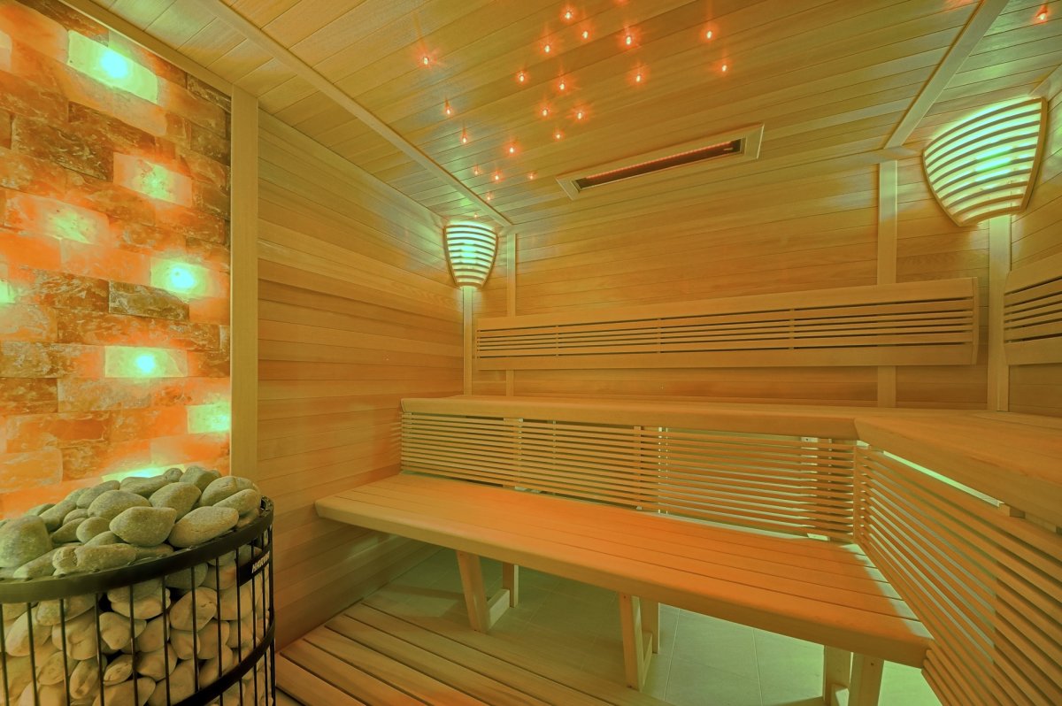 Современная отделка бани