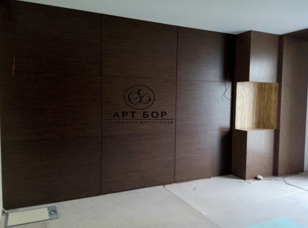 Шпонированные стеновые панели