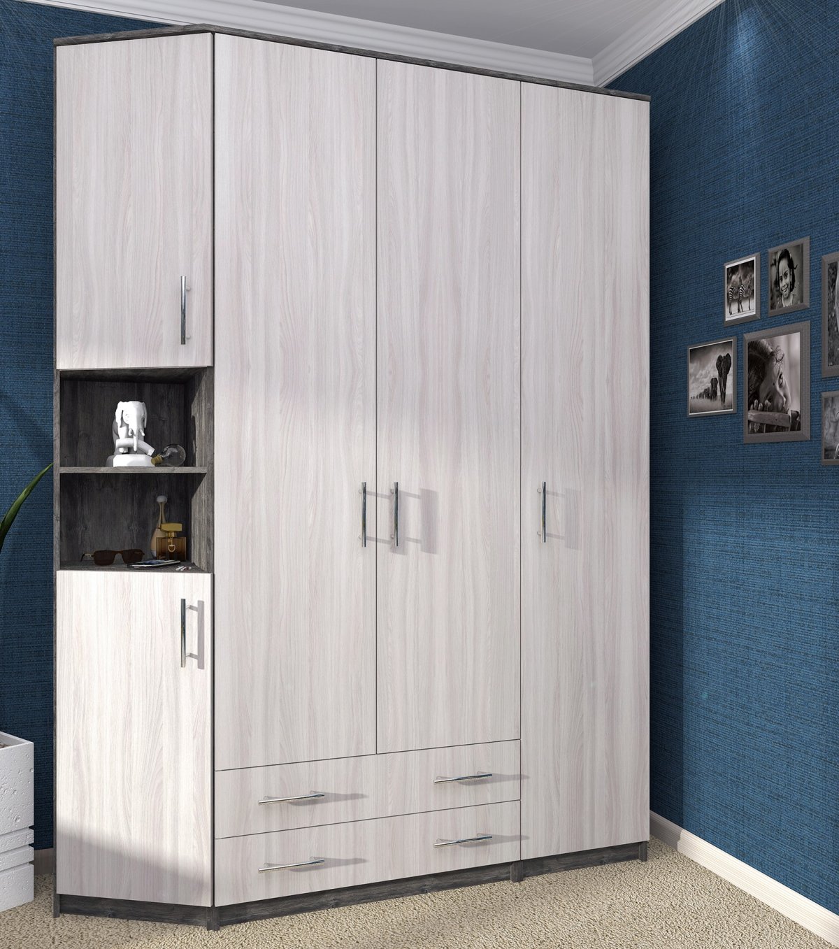 Планировка прихожей в частном доме с гардеробной