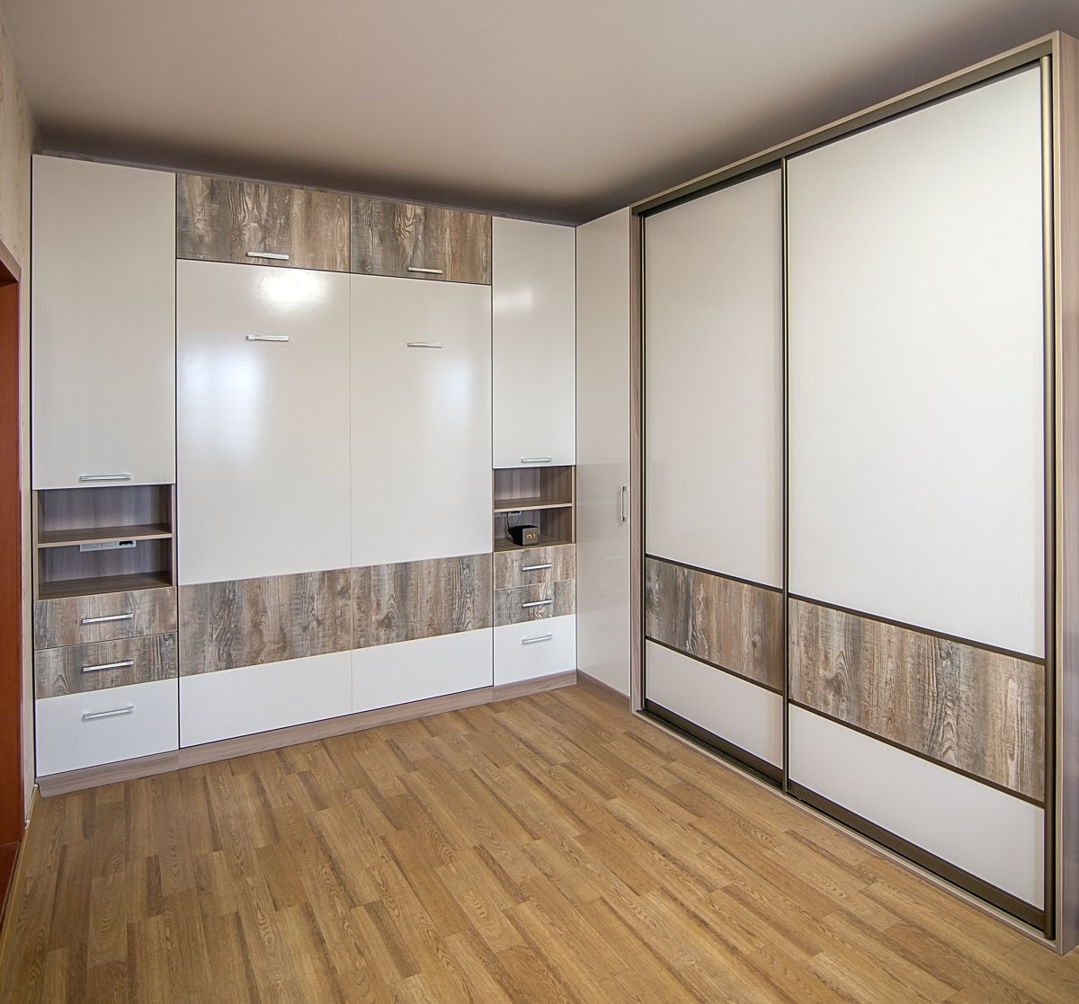 ЛДСП бетон Пайн Экзотик шкаф