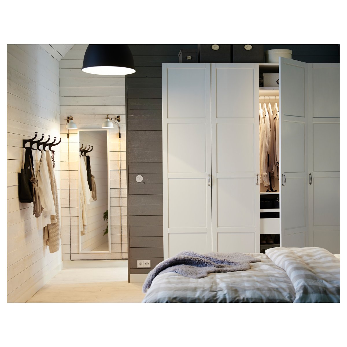 Шкаф икеа ПАКС 200x60x236см