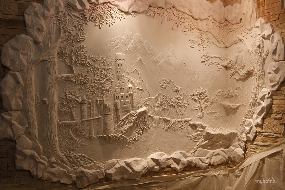 Декоративная лепнина на стены