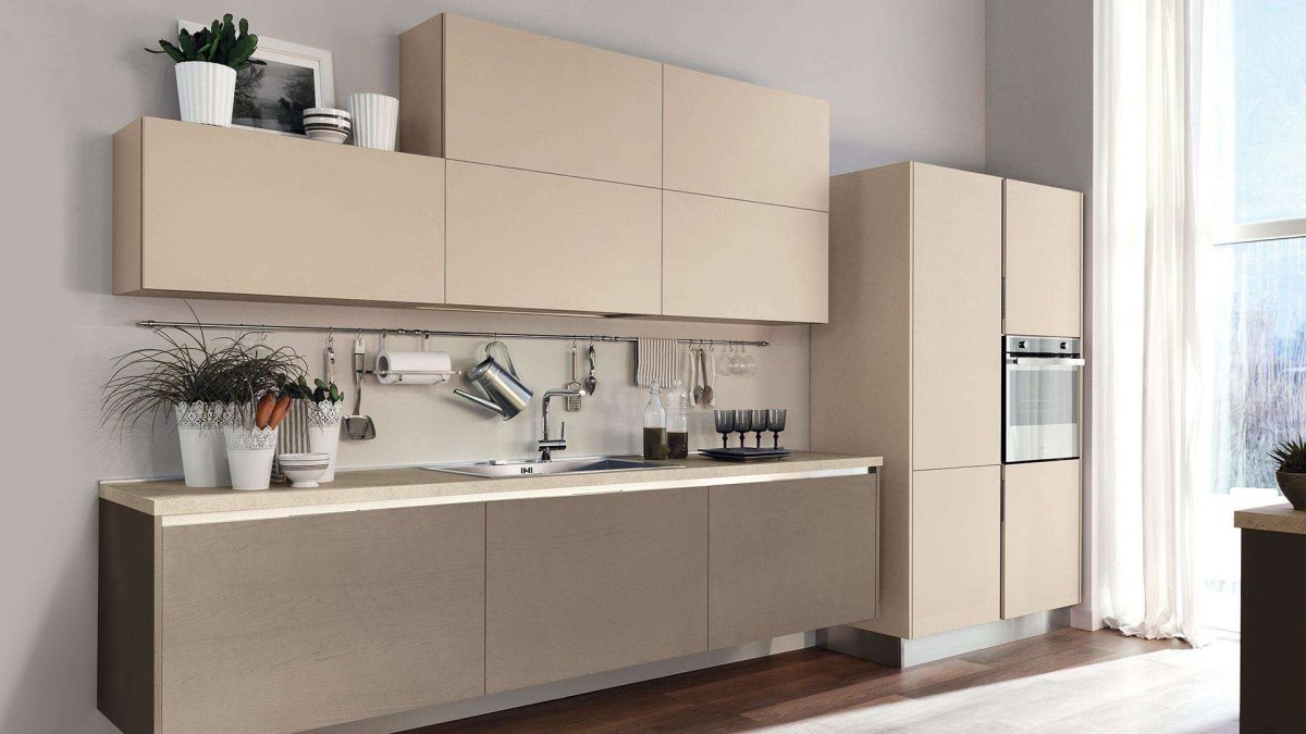 Кухня капучино Модерн