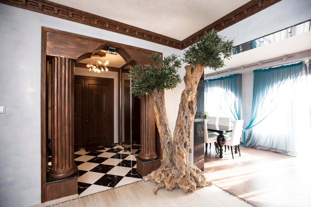 Арка в деревянном доме