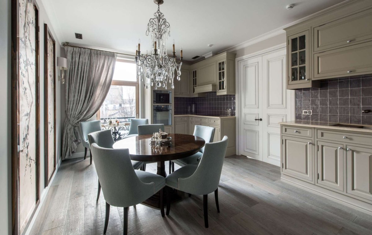 Кухня 8кв м Неоклассика