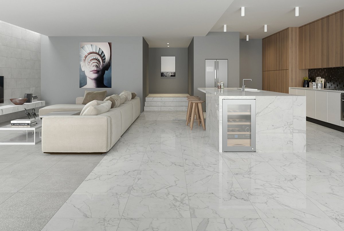 Marble trend k-1000/LR/60x60x10/s1 Carrara