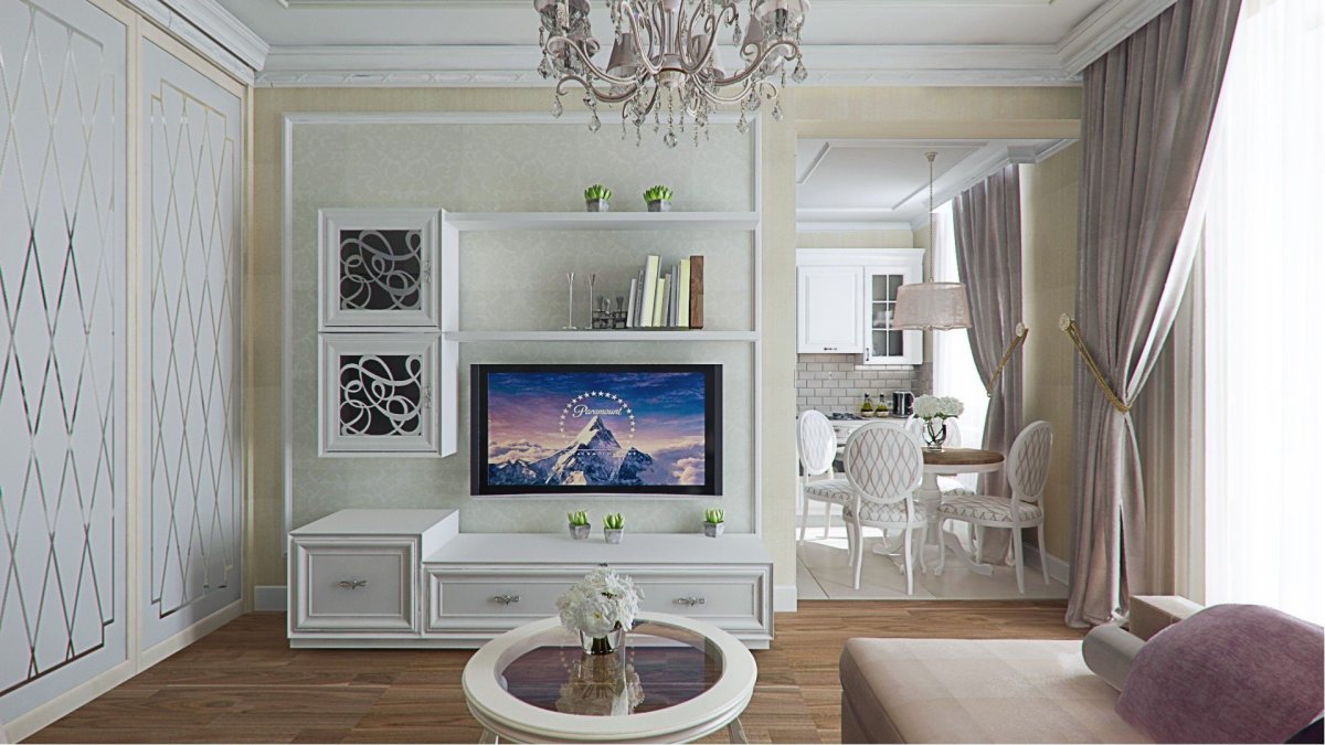 Гостиная в стиле Неоклассика