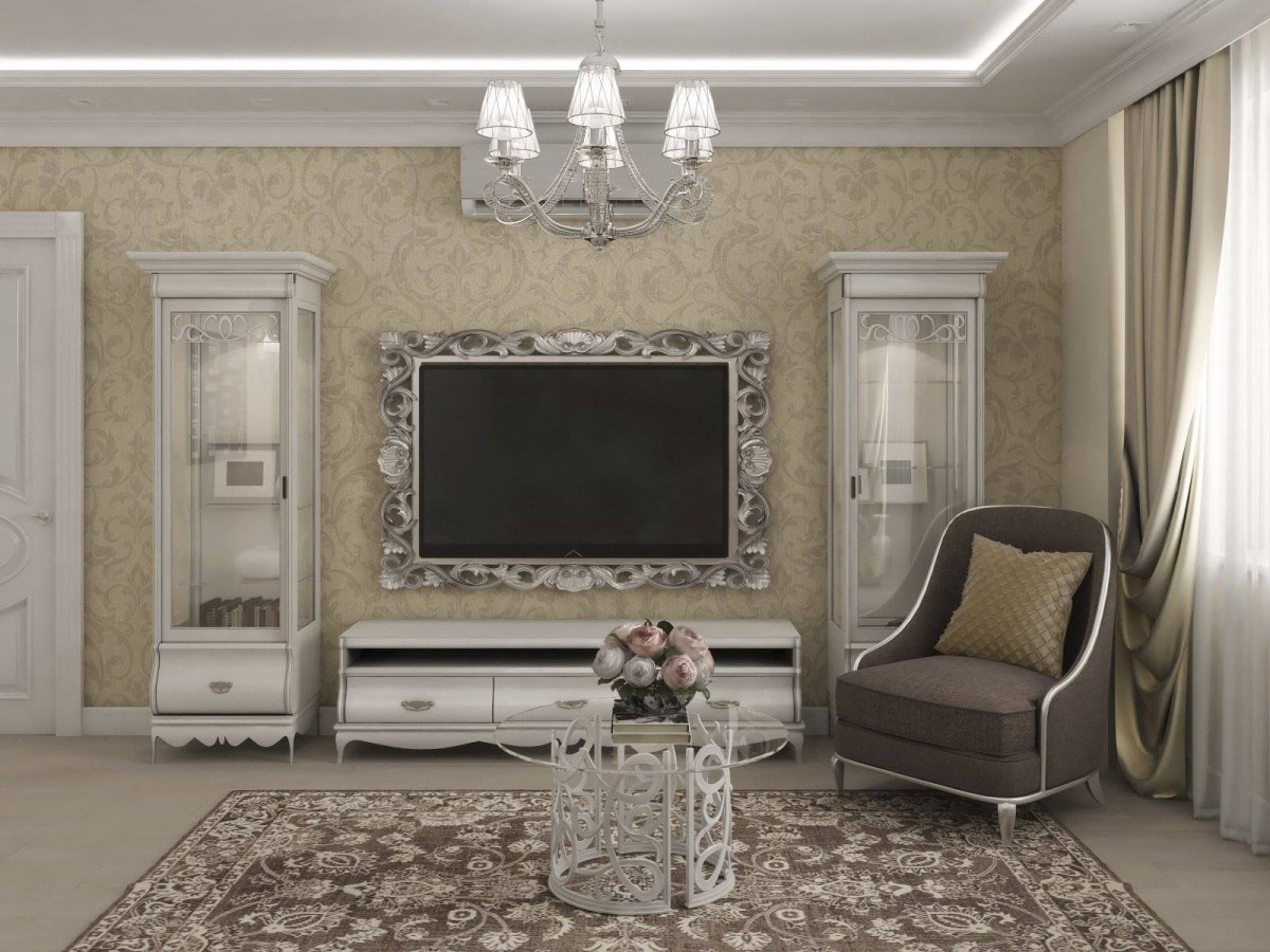 Салон в стиле современная классика