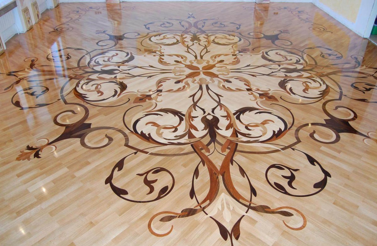 Художественный паркет интарсия