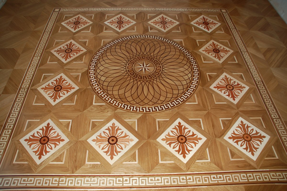 Где используется художественный паркет