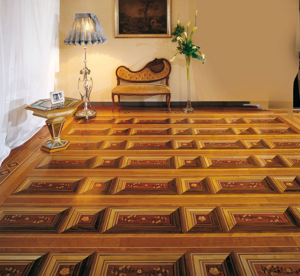 Художественный паркетный пол