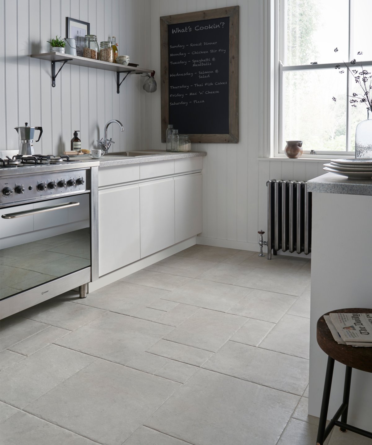 Плитка на кухню на пол