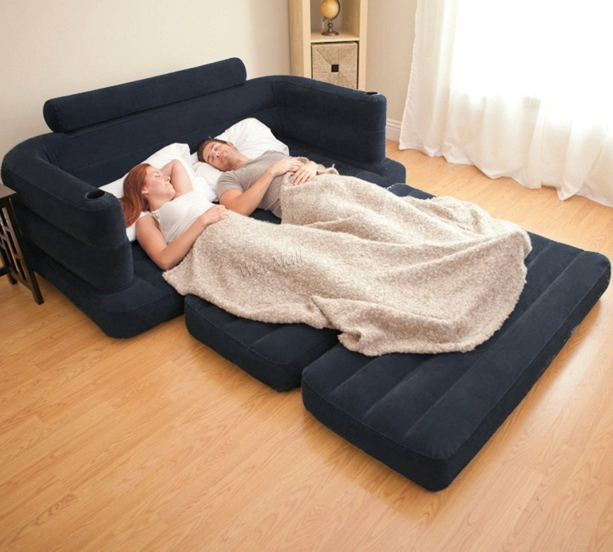 Надувной диван-трансформер 193х231х71см Intex 68566