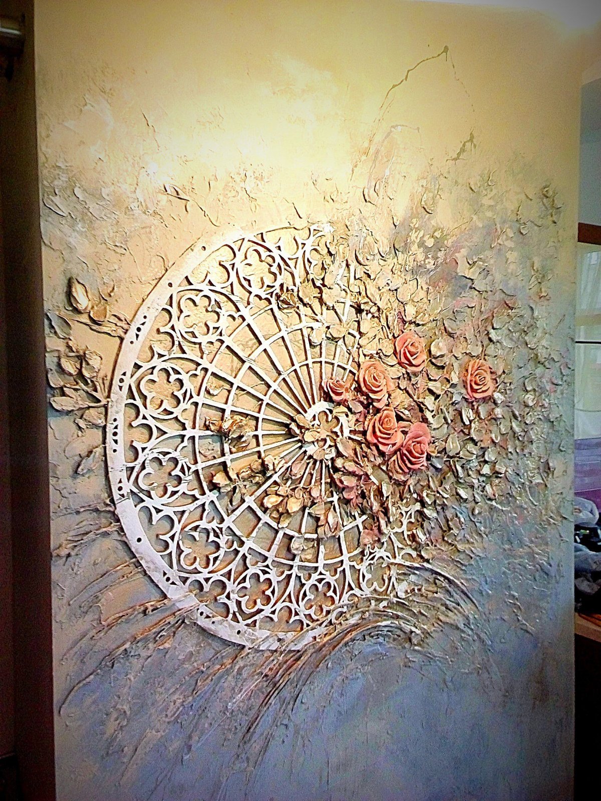 Скульптурная живопись Лилия