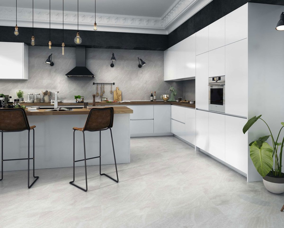 Плитка соты в интерьере кухни