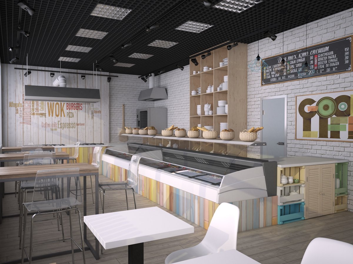 Дизайнерское проектирование общепита