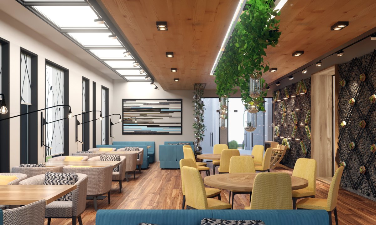 Sweetgreen интерьер