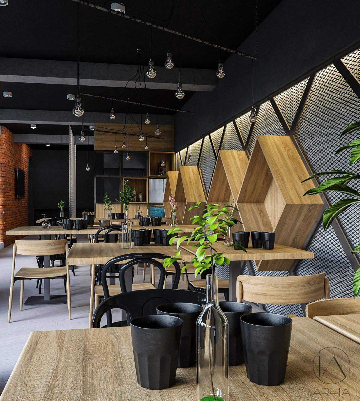 Декор потолка эко стиль