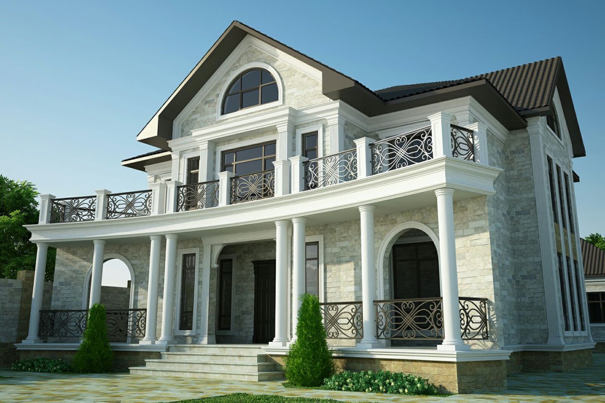 Чиройли травертин фасад