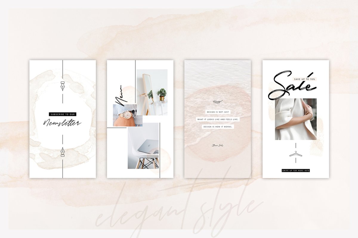 Instagram stories макет