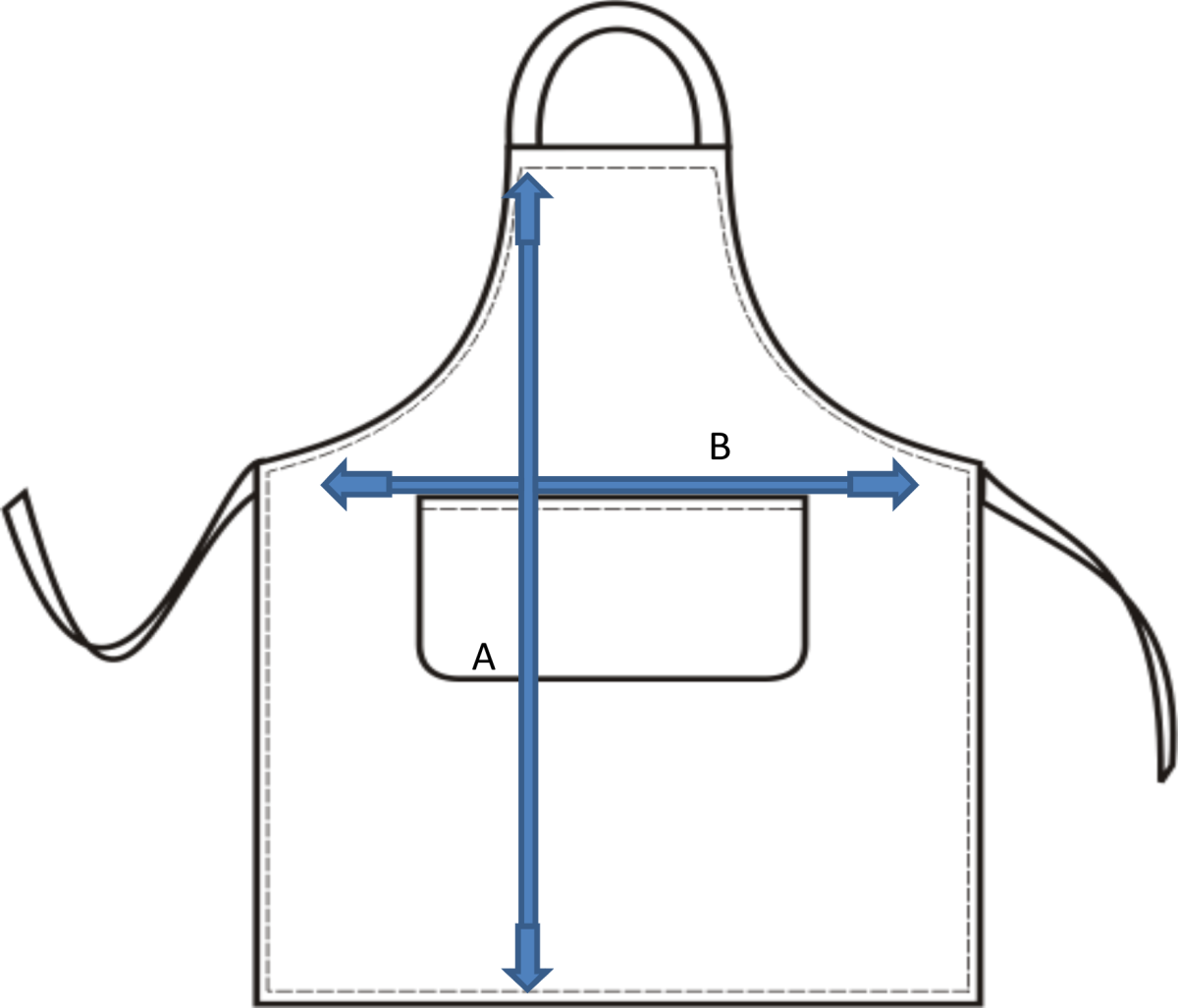 Лекала для пошива фартука