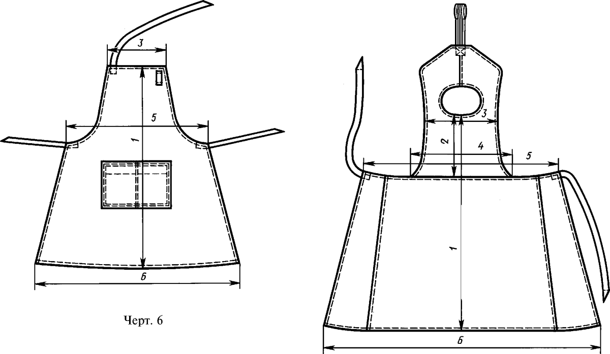 Модный фартук на манекене