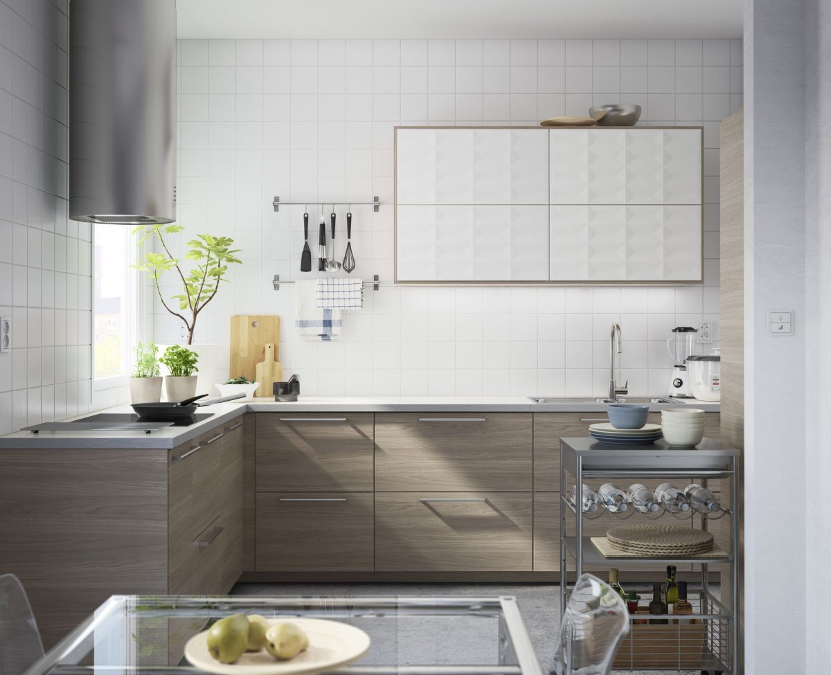 Кухня икеа Веддинге белый