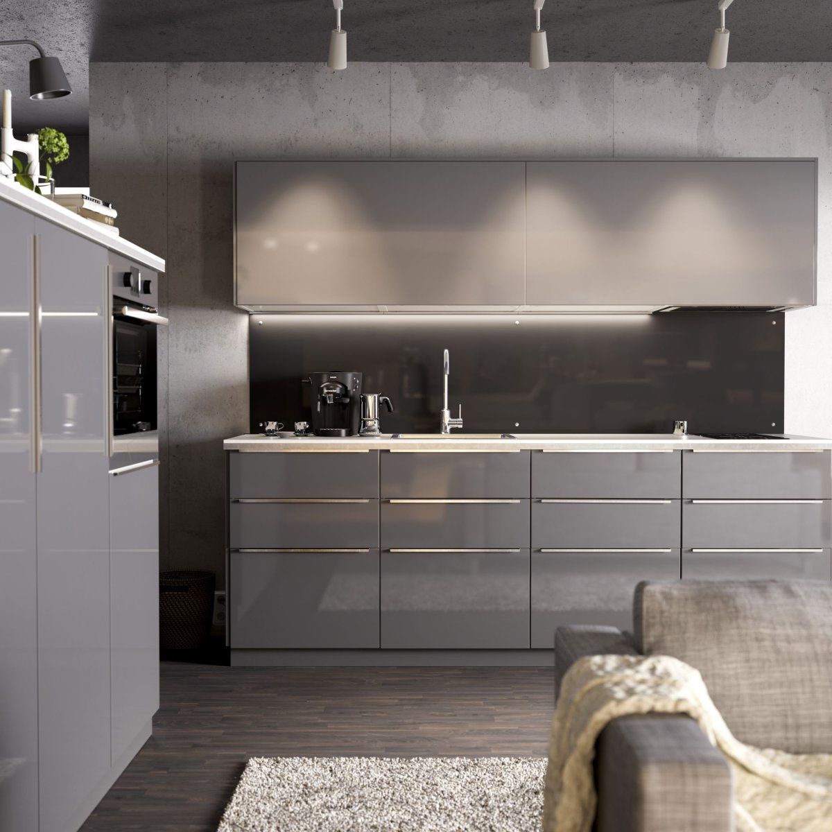 Кухня икеа Рингульт белый