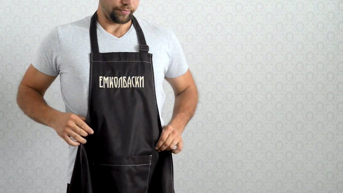 Фартук «повар», черный