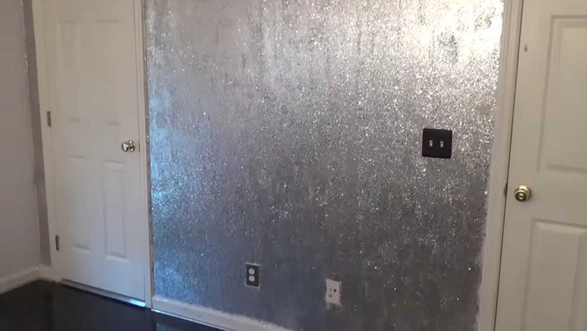 Краска с глиттером для стен