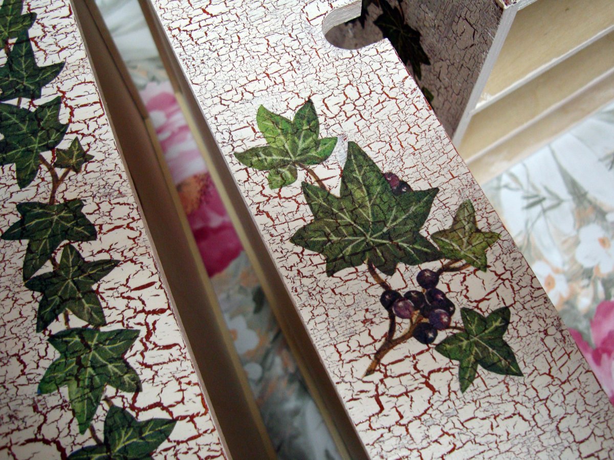 Дверь с эффектом кракелюра