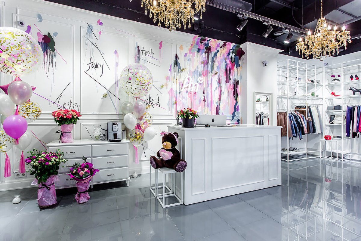 Интерьер салона цветов