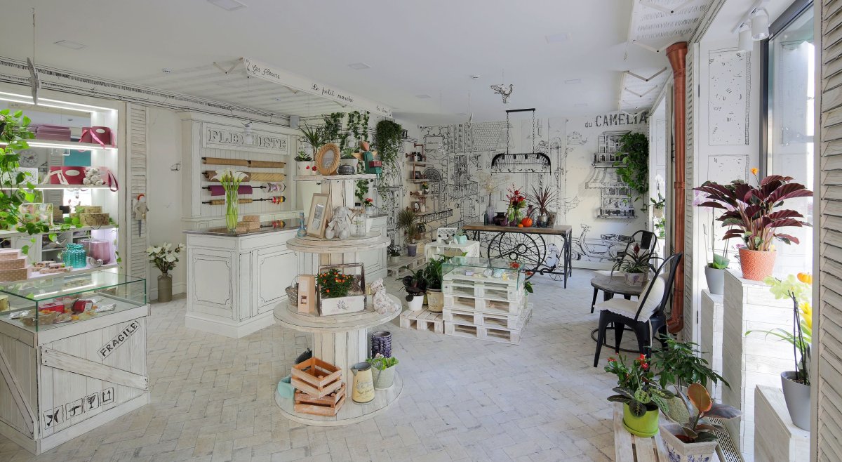 Интерьер цветочного салона