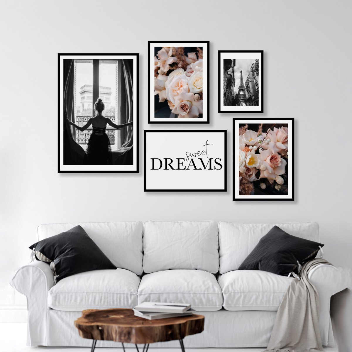 Стильные фоторамки на стену