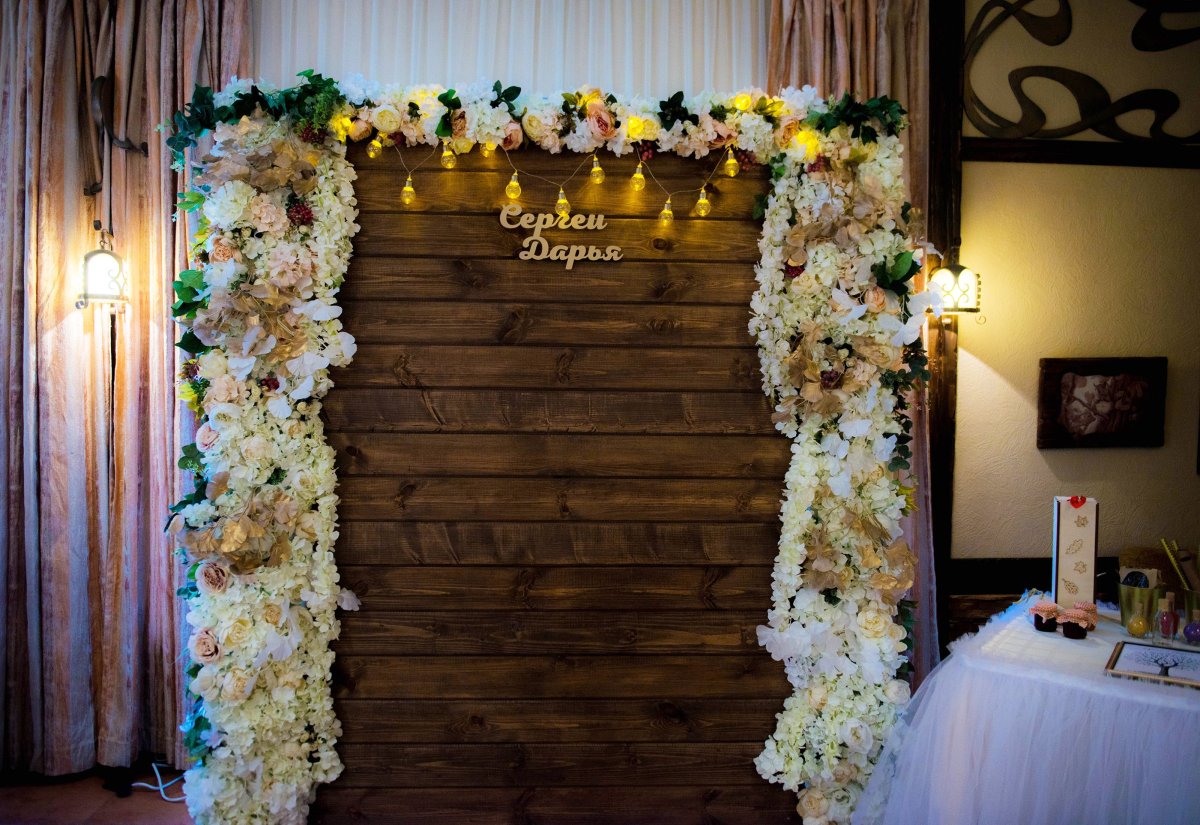 Президиум в стиле рустик