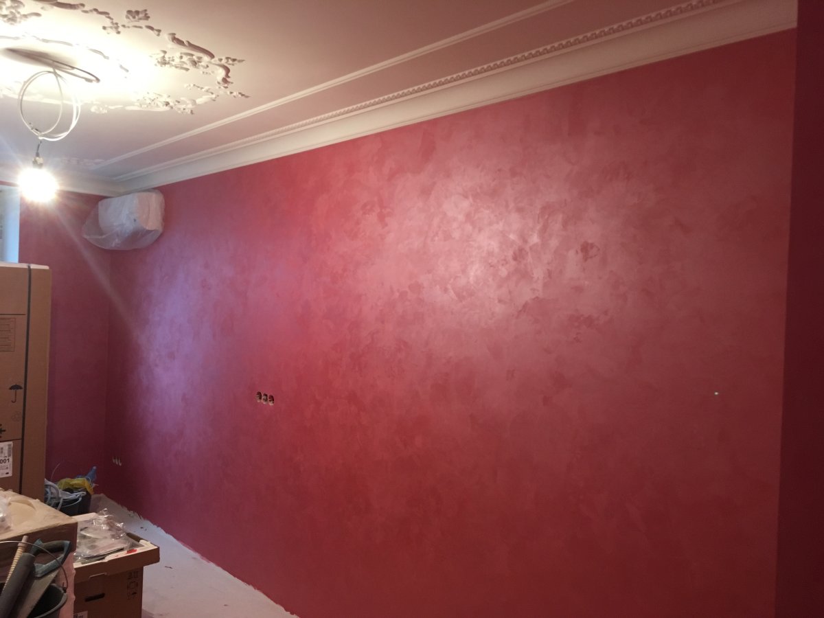 Венецианская штукатурка шелк Декораца