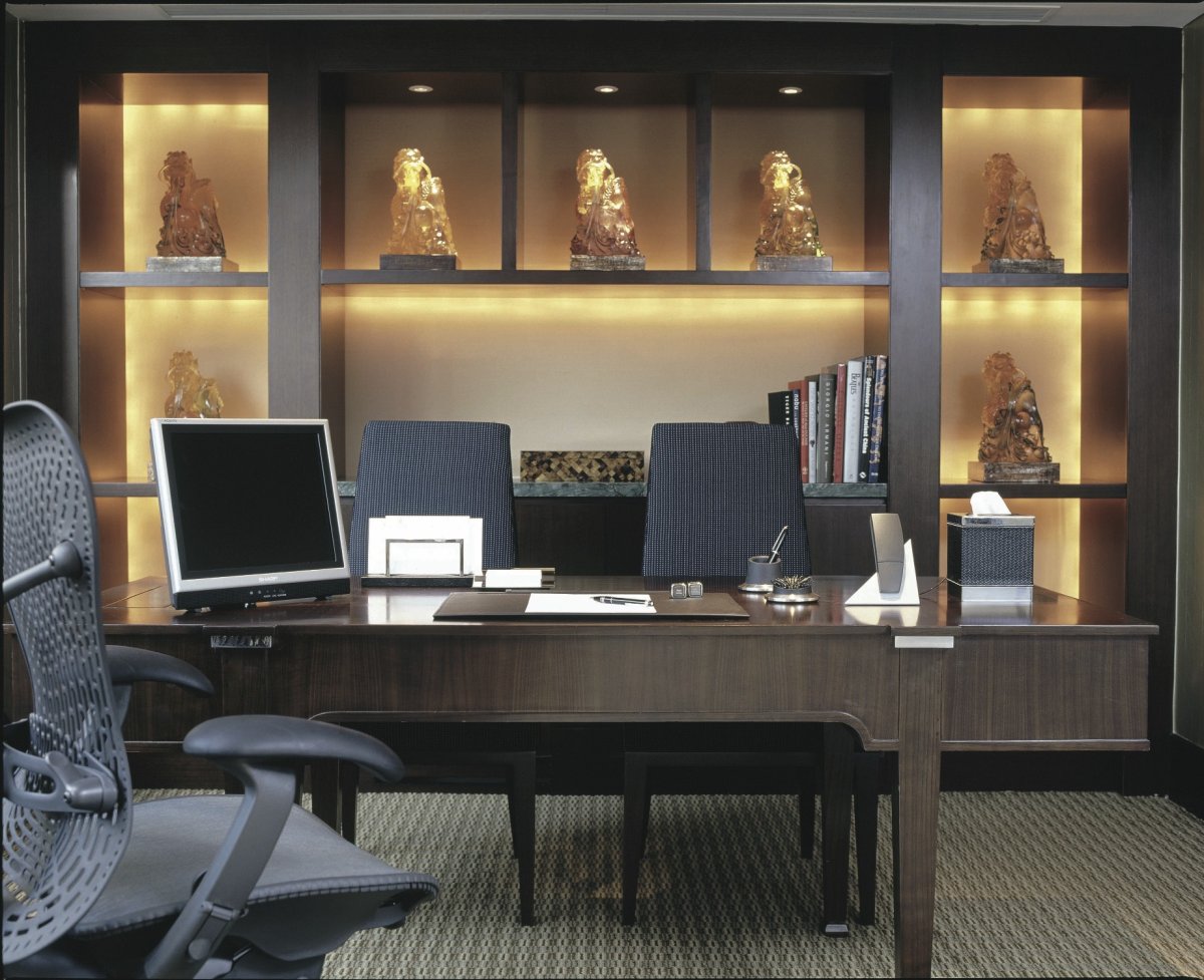 Рабочее место в офисе по фен шуй