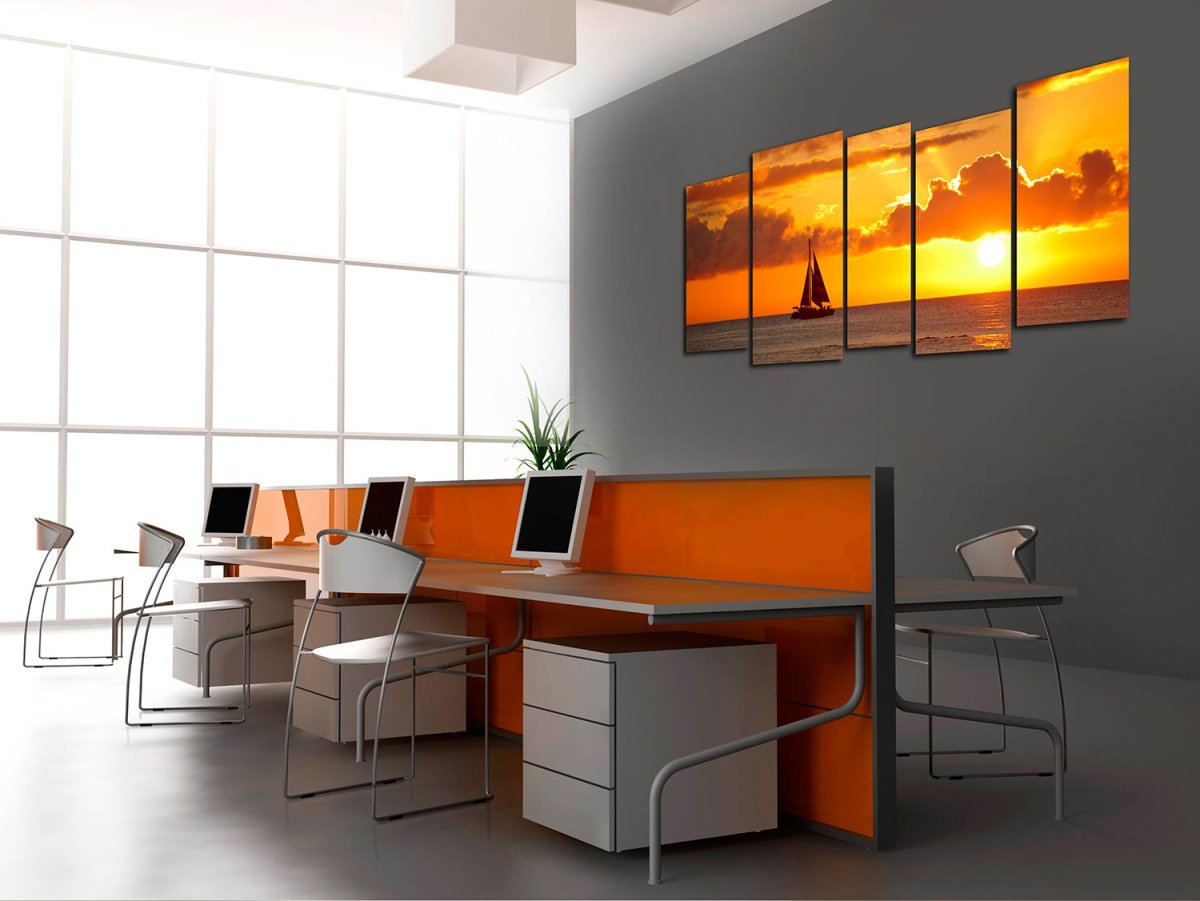 Модульная картина офис